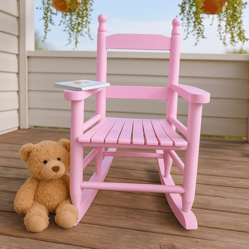 Homy Casa Kids Rocking Chair – Outdoor Toddler Chair for Backyard ...