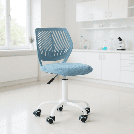 Homy Casa Lab Sampling Stool Ergonomic Adjustable Drafting Chair with Swivel Casters and Footrest Ring for Laboratories Research Centers and Technical Workspaces