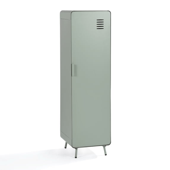 Homy Casa Metal Locker Cabinet with Hanging Rod and Shelves, Storage Cabinet for Home, School Office