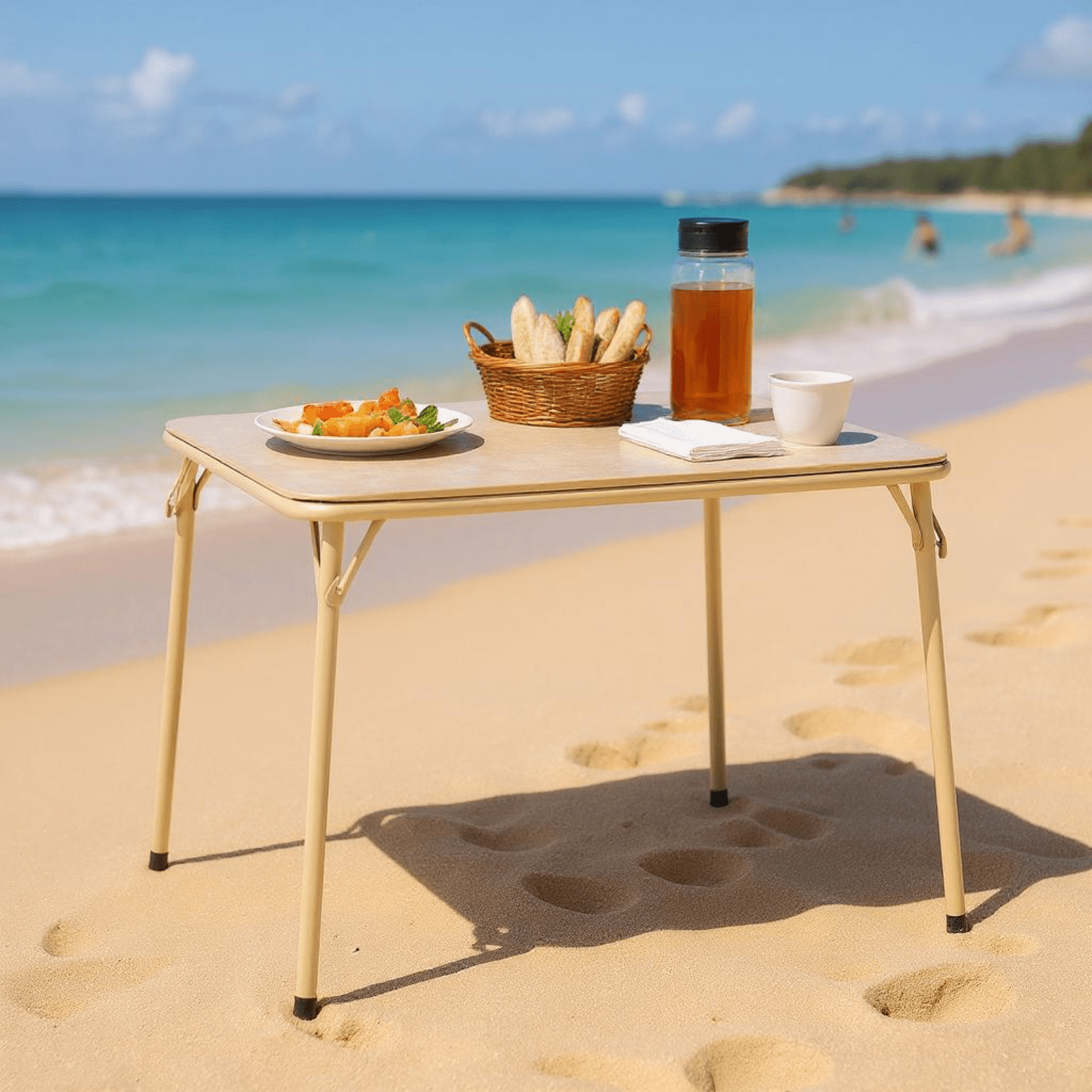 Homy Casa Portable Picnic Table, 34