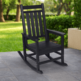 thumbnail image 1 of Homy Casa Rocking Chair for Relaxing Outdoor Patio & Garden, Ideal for Enjoying the Outdoors, Black, 1 of 9