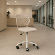 Homy Casa Modern Swivel Office Lobby Reception Chair for Professional Waiting Room, Cloud Gray