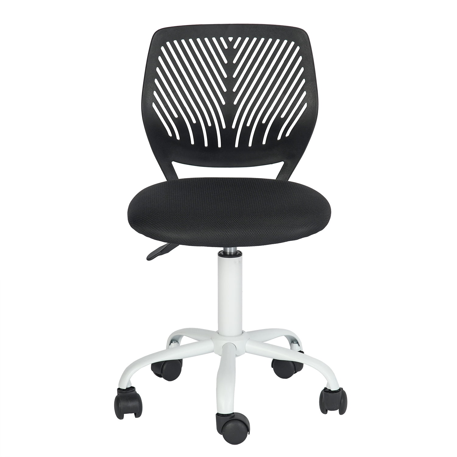 Homy Casa Teen Task Chair, Armless Office Chair Swivel with Soft ...