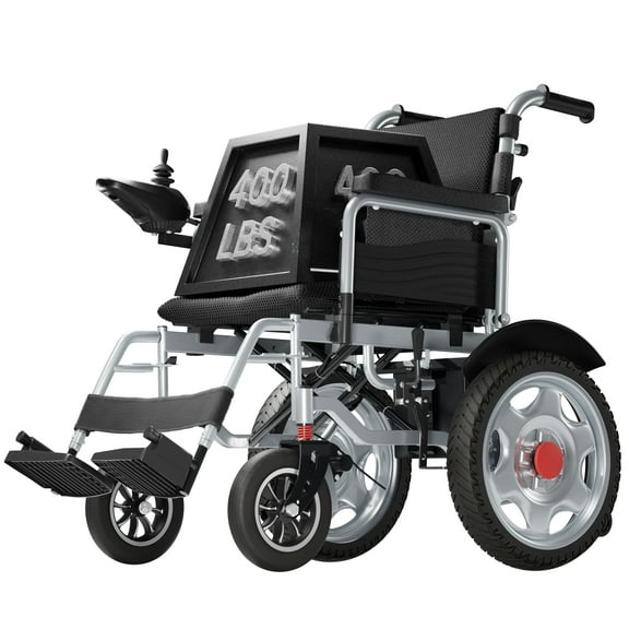 Edcsi Travel Folding Portable Mobility Scooter - Foldable Electric Wheelchair for Adults & Seniors, Lightweight Compact Fold Power Wheelchair, Motorized Wheelchairs