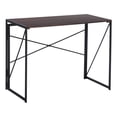 thumbnail image 1 of Homycasa 39 inch Home Office Desk Writing Computer Table Walnut, 1 of 6