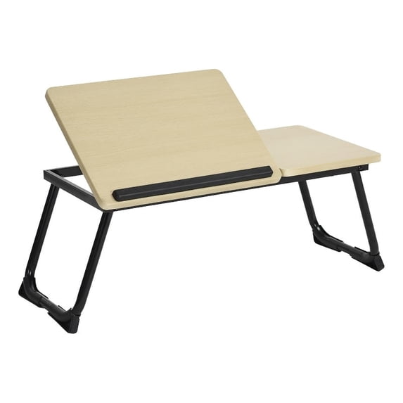 Homycasa Oak Beech Black MDF Computer Laptop