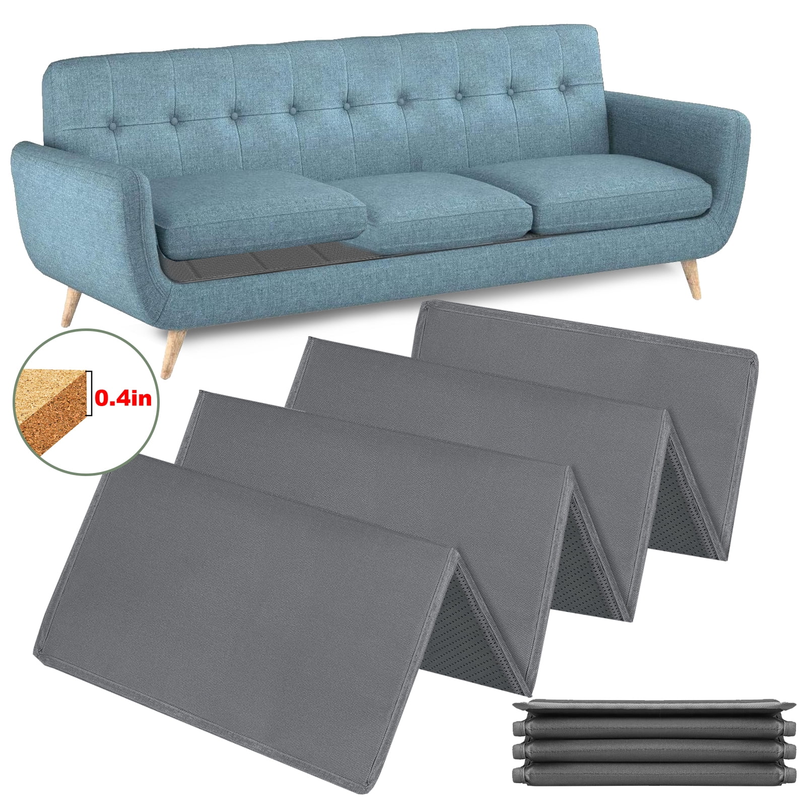 Homyfort Couch Cushion Support,Couch Supports for Sagging Cushions - Heavy  Duty Sofa Saver Cushion Support Board Under The Cushions for Sagging  /Sinking Seat,17”x44” 