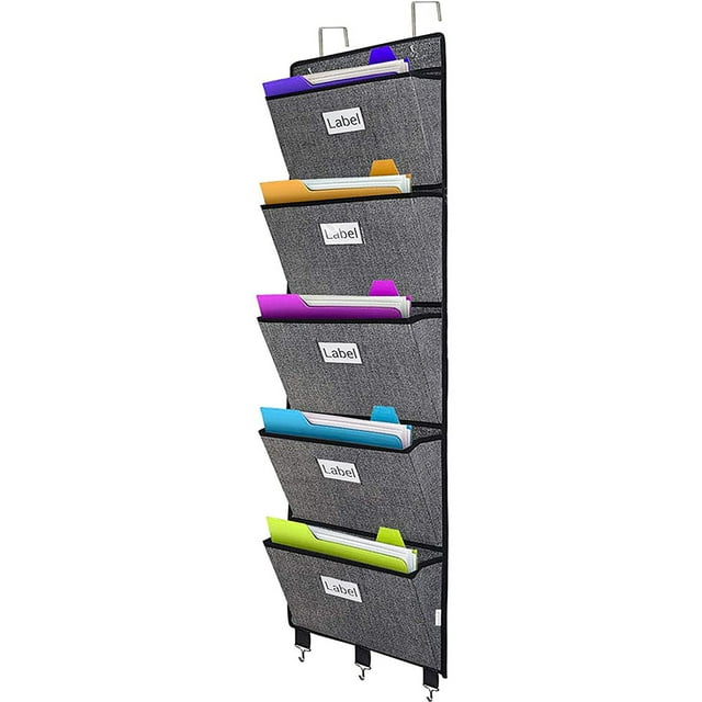 Homyfort Over the Door File Organizer, Wall Storage for Office ...