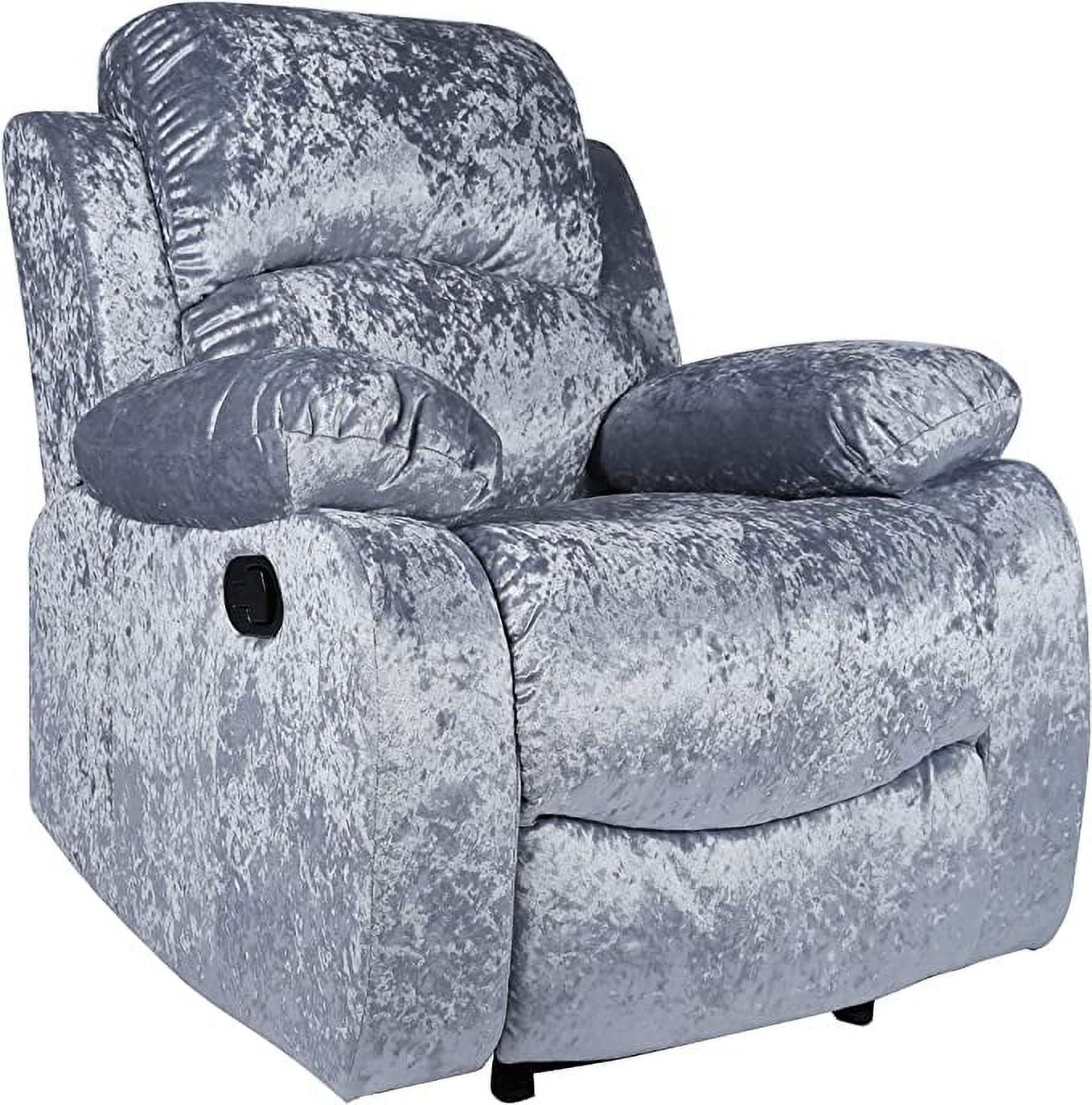 Homylin Upholstered Recliner Chair Adjustable Home Theater Single