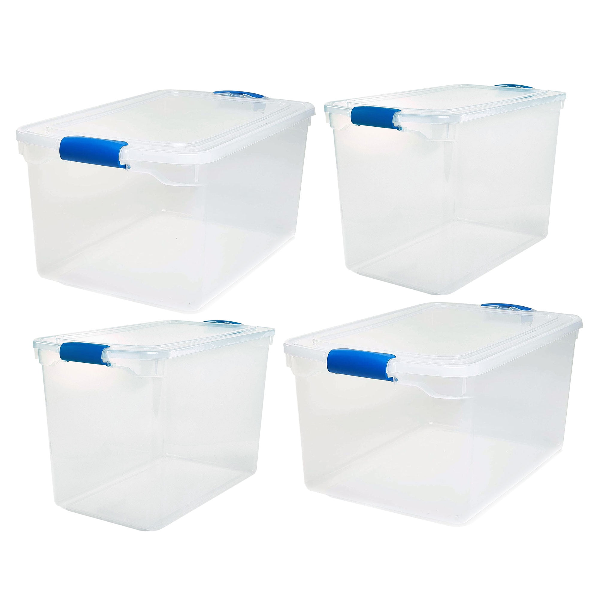 Homz 112 Quart Storage Container 2 Pck w/ 66 Quart Storage