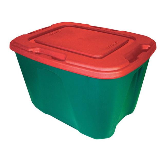 Homz 17-1/2 in. H x 23-1/2 in. W x 15-1/2 in. D Stackable Storage Tote ...