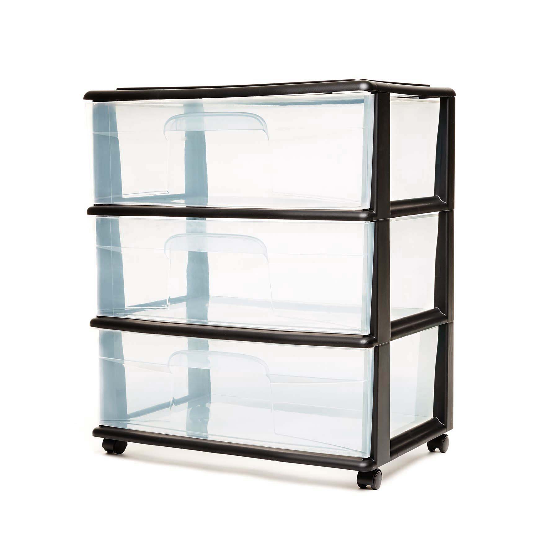Homz 3 Drawer Wide Cart - image 1 of 5