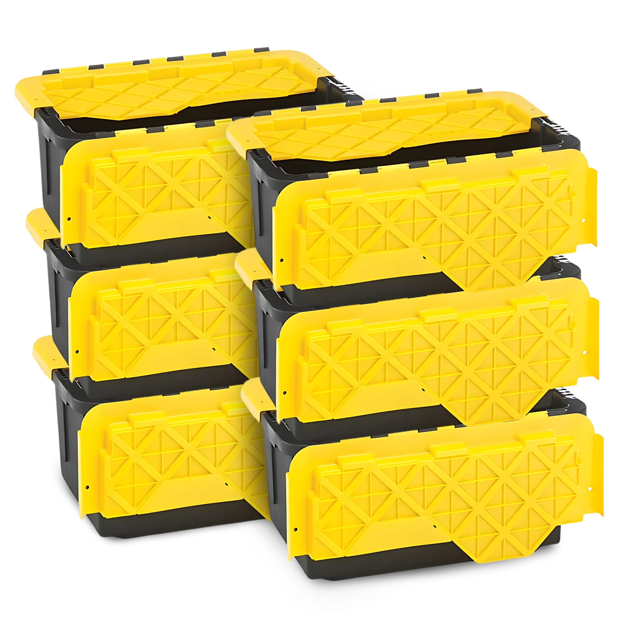HOMZ Durabilt ガレージボックス　66サイズ Homz Durabilt Heavy Duty 15 Gallon Outdoor Storage Plastic Tubs
