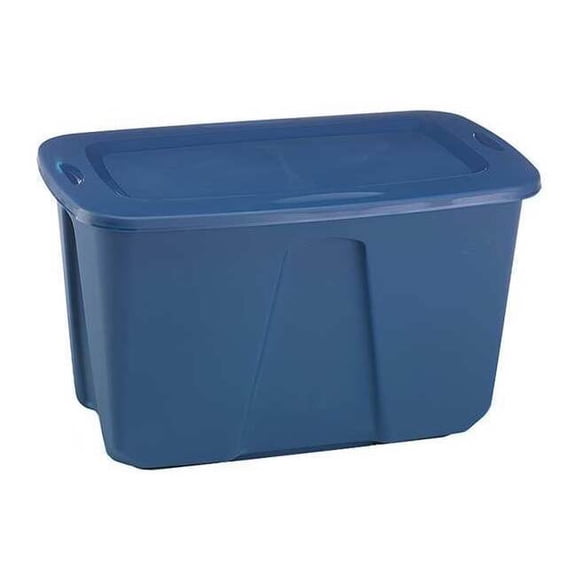 Homz Storage Tote,Blue,Polypropylene 6630GRRB.06