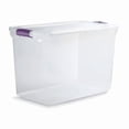 thumbnail image 1 of Homz Storage Tote,Clear,Polypropylene 3450GRPRCL.06, 1 of 2