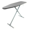 Homz TLeg Steel Top Ironing Board with Foam Pad, Grey Cover