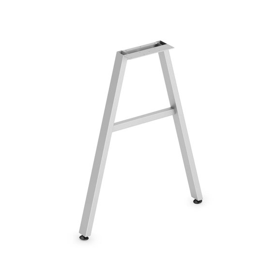 HON Mod Collection Worksurface 24"W A-leg Support 24" - Finish: Silver