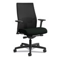 thumbnail image 1 of Hon Company Ignition 2.0 4-way Stretch Mid-back Mesh Task Chair, Supports Up To 300 Lbs, Black Seat/back, Black Base, 1 of 3