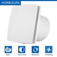 thumbnail image 1 of Hon&Guan HGA 150mm 201m3/h 22 Watt Bathroom Exhaust Fan 40 DB, 2350 RPM White, 1 of 7