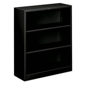 Hon Metal Bookcase - Bookcase with Three Shelves, Black