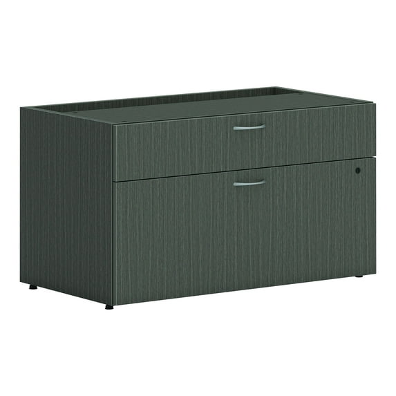 Hon Mod Gray Drawer Cabinet Slate Teak 21 "