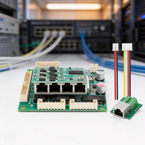 HonYunda Fast Speed 5 Port Mini Gigabit Networking Switches With Embedded Development Board For Customs Applications