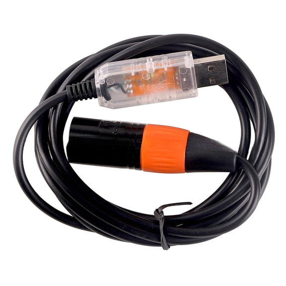 HonYunda Fast USB to DMX512 RS485 Interfaces Cable with 3Pin for Reliabled Lighting Control 1.80m 1.0m 3.0m