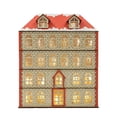 Use Led Light Bulbs HonYunda Freestanding Christmas Advent Calendar House with Warm LED ...