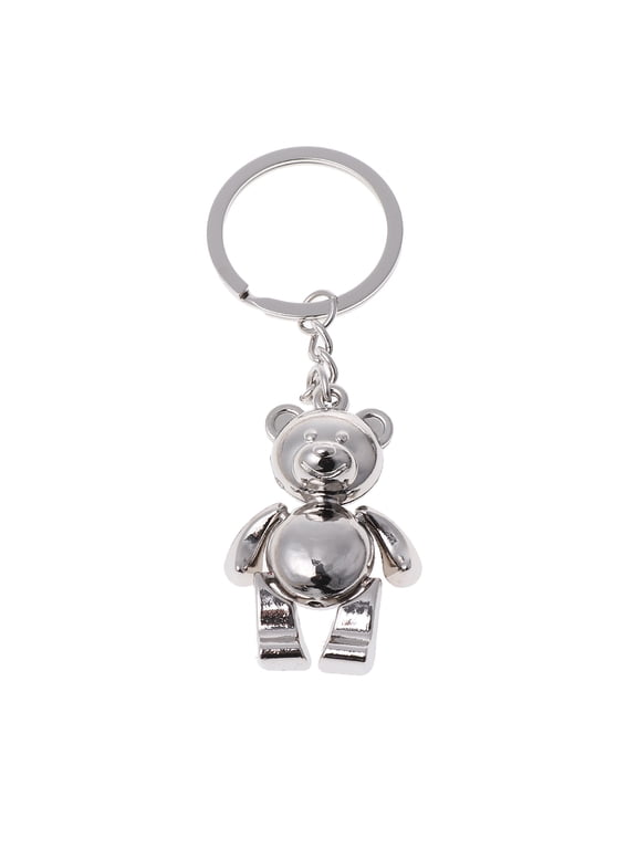 Kawaii 3D Animal Keyring Lucky Movable Bear Keychain Hanging Pendant Handbag Charm Accessory Car for Key Ring for Door K