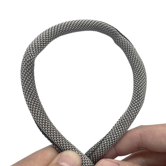 HonYunda Manual Install Cable Sleeve, Tinned Metal Split Entry Cable Cover for Data Cables, Adaptors and Home Power Lines Indoors