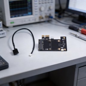 HonYunda Mini PCIE To PCIE Converter Metal High Temperature Resistant Adapter Board