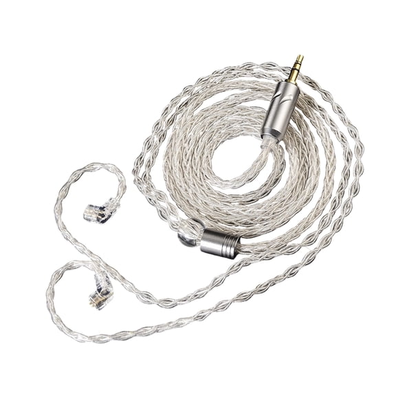 HonYunda Replacement Cable for In-Ear Earphones, 3.5 mm to 0.75 mm Two-Pin Daily Use