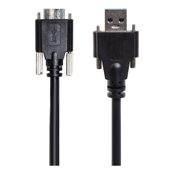 HonYunda USB3.0 Host Port Screw Lock Cable for Camera and Storage Device Data Use