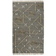 thumbnail image 1 of Hona 8 x 10 Large Handwoven Area Rug, Multicolor Geometric Designs, Black, 1 of 3