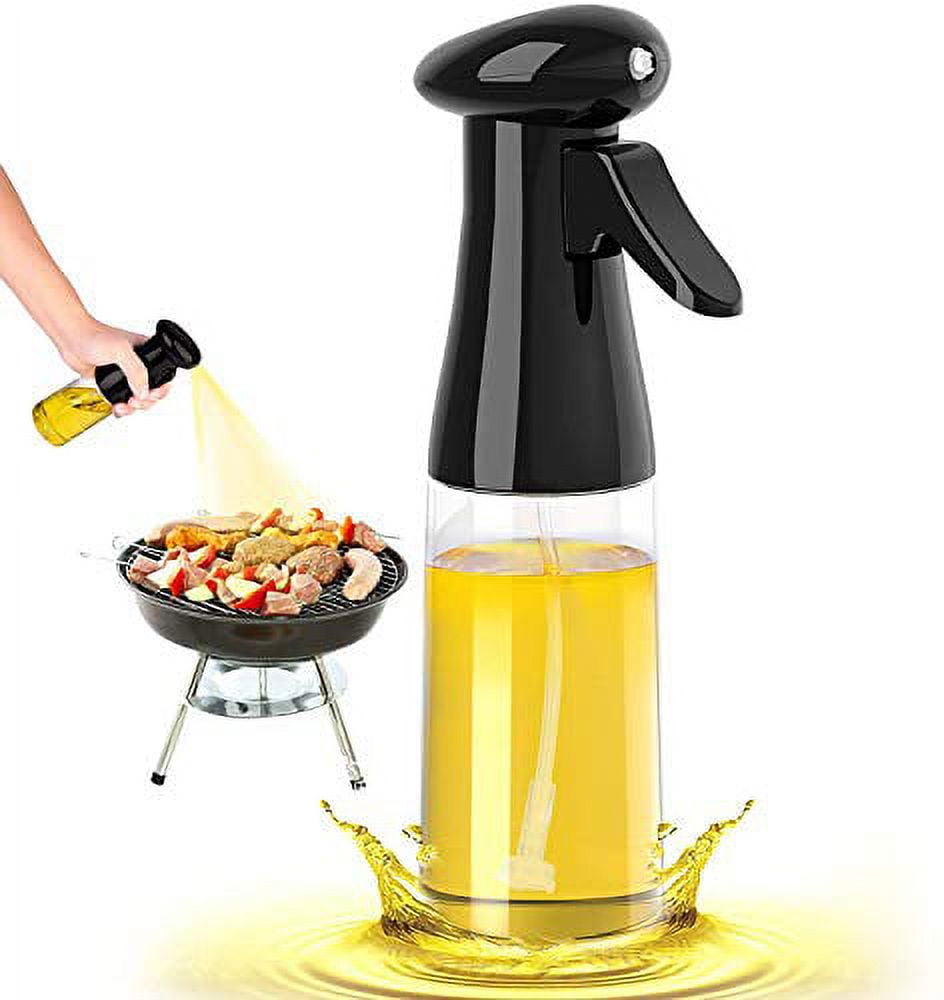 YANKUIRUI Oil Sprayer for Cooking, Olive Oil Spray Bottle, Dressing Spray  with Brush Portable, 100ml Olive Oil Glass Bottle for Kitchen, BBQ, Salad