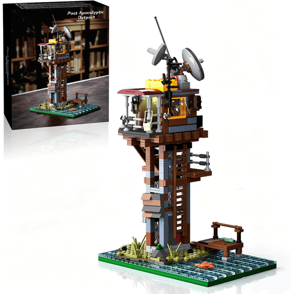 Honchoes Apocalyptic Shack Castleed Building Sets Architecture Model Compatible With Lego Room Decor Display For Adult Teens 697