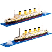 Honchoes Cruise Ship Building Blocks Set Not Compatible with Lego Ship Titanic Modle Decor 1872 Pcs