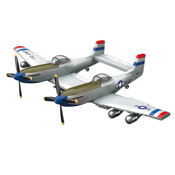 Honchoes F-28E Airplane Building Set Compatible with Lego Plane Fighter Helicopter for Adults Boys 1107 Pcs