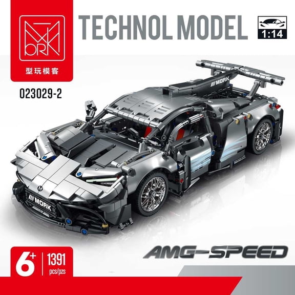 Honchoes F1 Racing Car Building Set Compatible with Lego Sports Car Model STEM Toy for Adults Boys 1391 Pcs