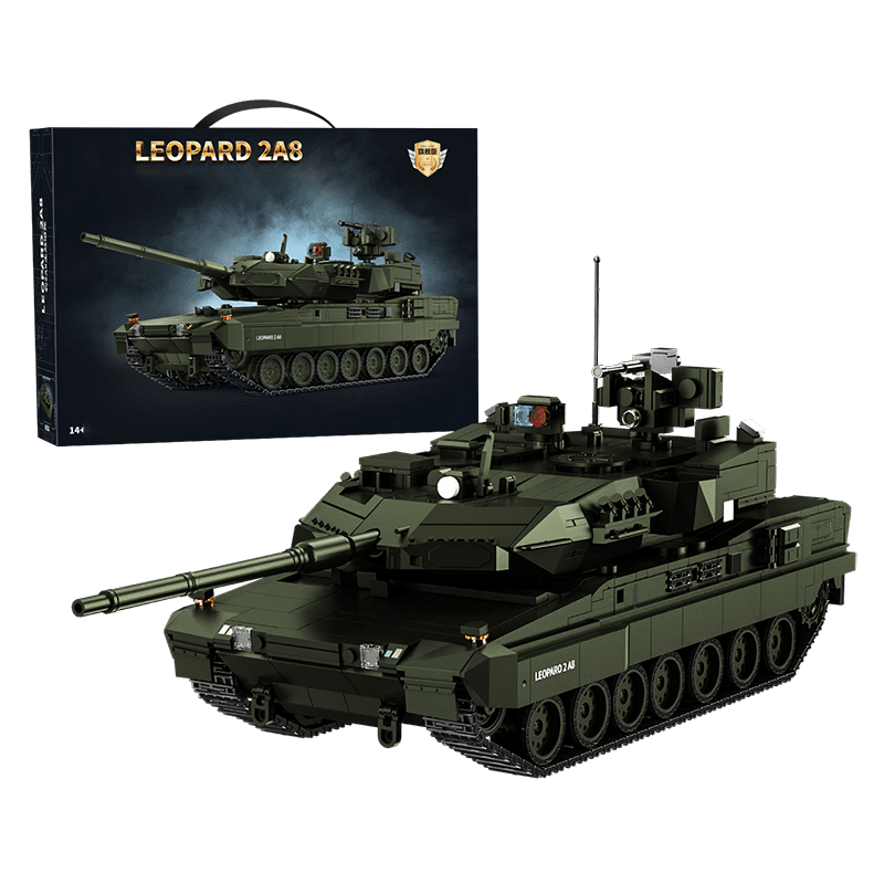 Honchoes German Military Leopard 2A8 Tank Building Set Compatible