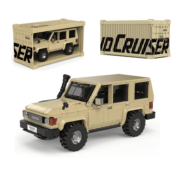 Honchoes Land Cruiser Car Building Set Compatible with Lego Car with Display Box Decor Gift for Adults Boys Girls 536 Pcs
