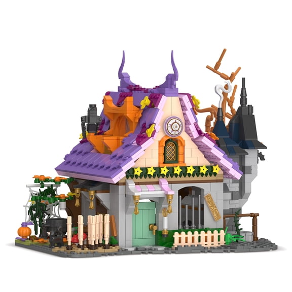 Honchoes Magic House Building Set with Light Compatible with Lego House Architecture Model Gift Decor for Adults Boys Girls 1202 Pcs