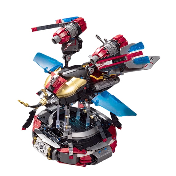 Honchoes Mechanical Beetle Building Set Compatible with Lego Fish Decor for Adults 1320 Pcs
