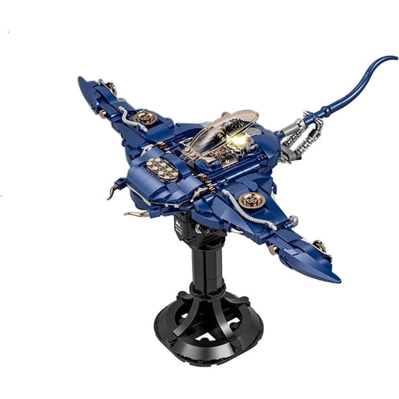 Honchoes Mechanical Manta Ray Building Set Compatible with Lego Ocean Fish Animal for Adults 689 Pcs