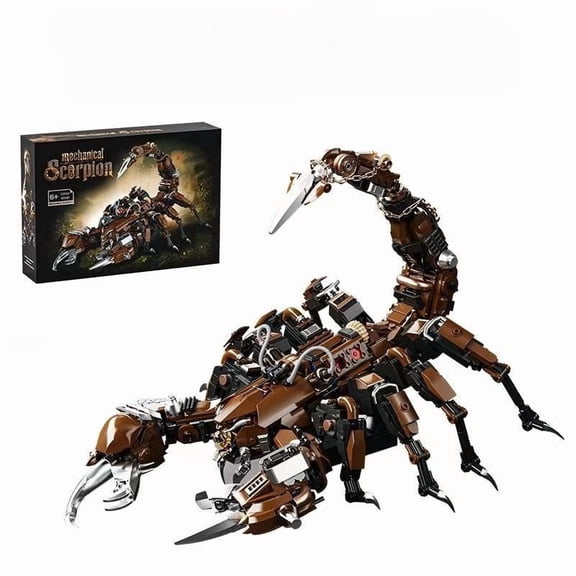 Honchoes Mechanical Scorpion Building Set Compatible with Lego Animal Insect Decor for Adults 1074 Pcs