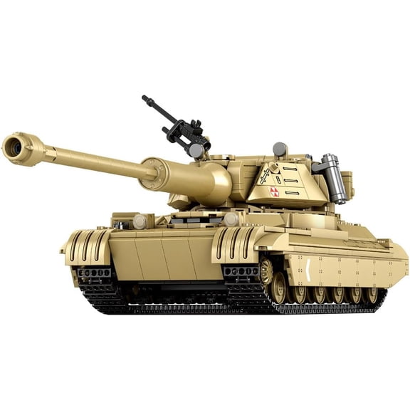 Honchoes Military 60TP Tank Building Set Compatible with Lego WW2 Army Tank Model for Adults Boys 1128 Pcs