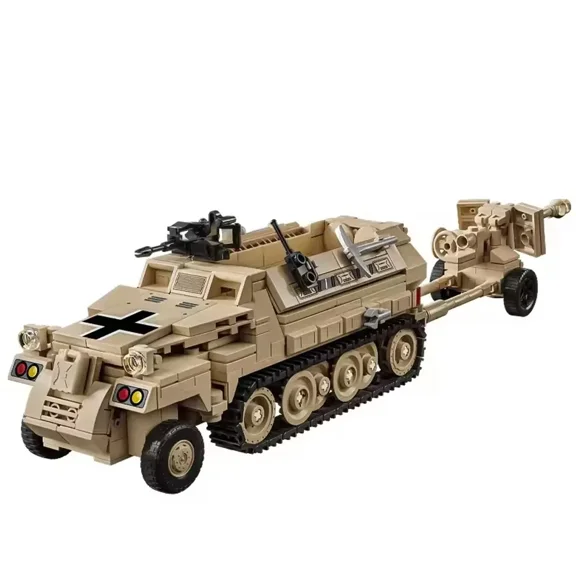 Honchoes Military Tank Building Set Compatible with Lego WW2 Army Tank Model for Adults Boys 562 Pcs