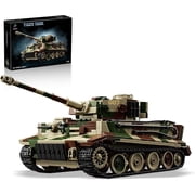 Honchoes Military Tiger Tank Building Set Compatible with Lego WW2 Army Tank Model for Adults Boys 1603 Pcs