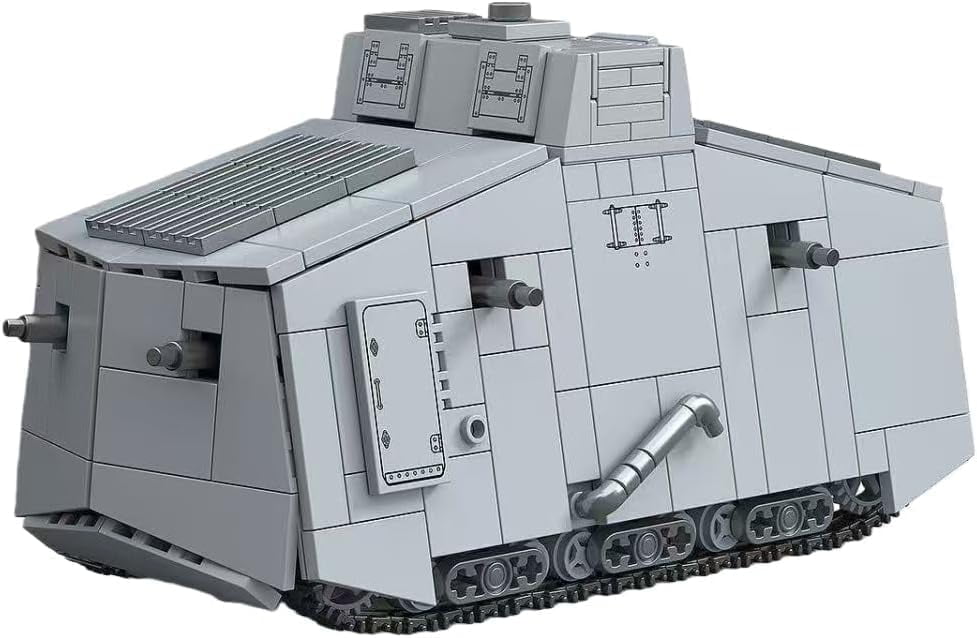 Honchoes Military WW1 A7V Tank Building Set Compatible with Lego