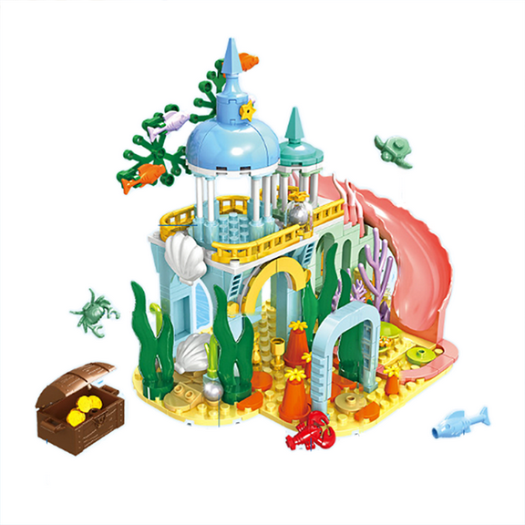 Honchoes Ocean House Building Set Sea Park for Girls Boys Compatible with Lego 300 PCS